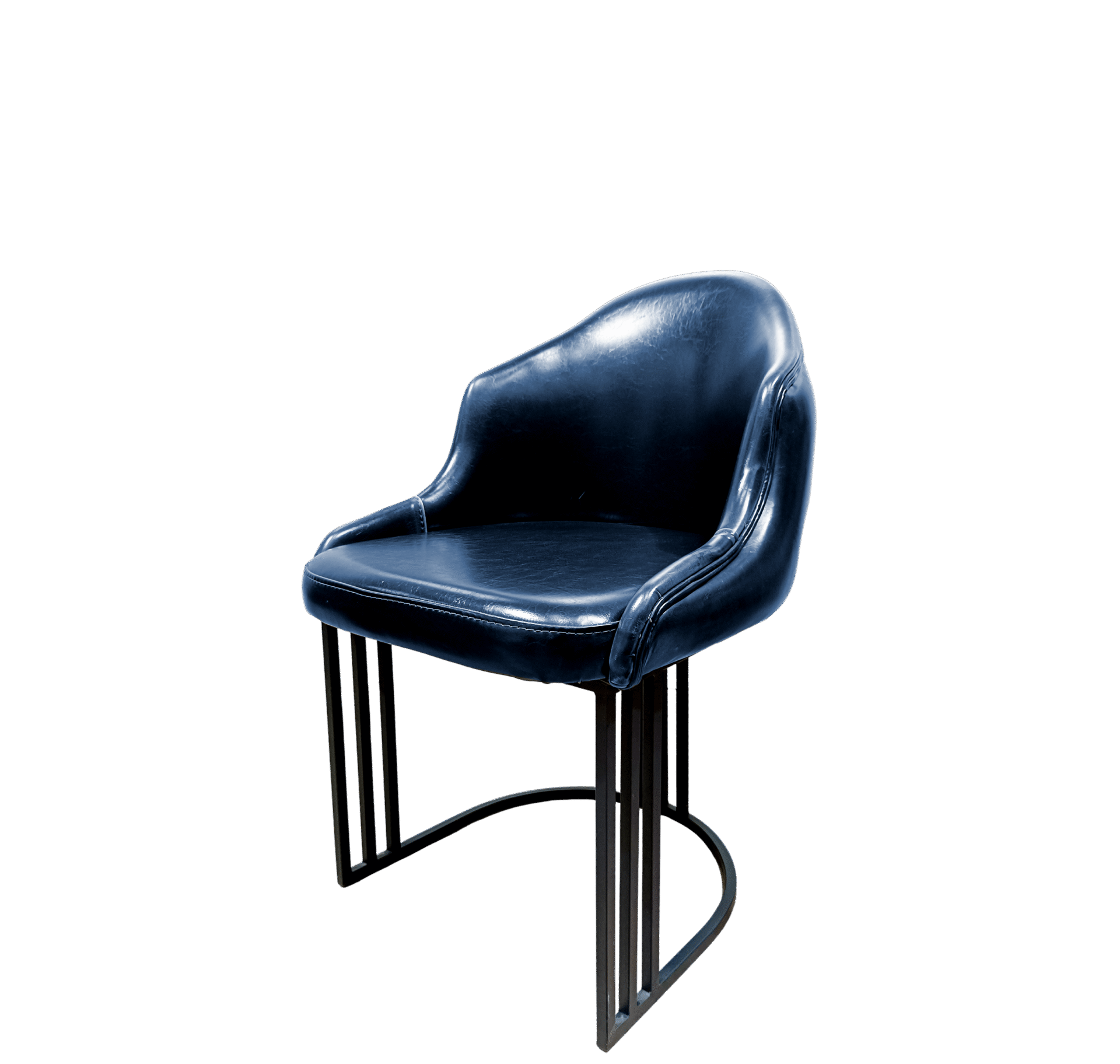 24 FAUTEUIL LUSSO BLEU FONCE – Image 1