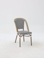 CHAISE MADELAINE BLANC NOIR