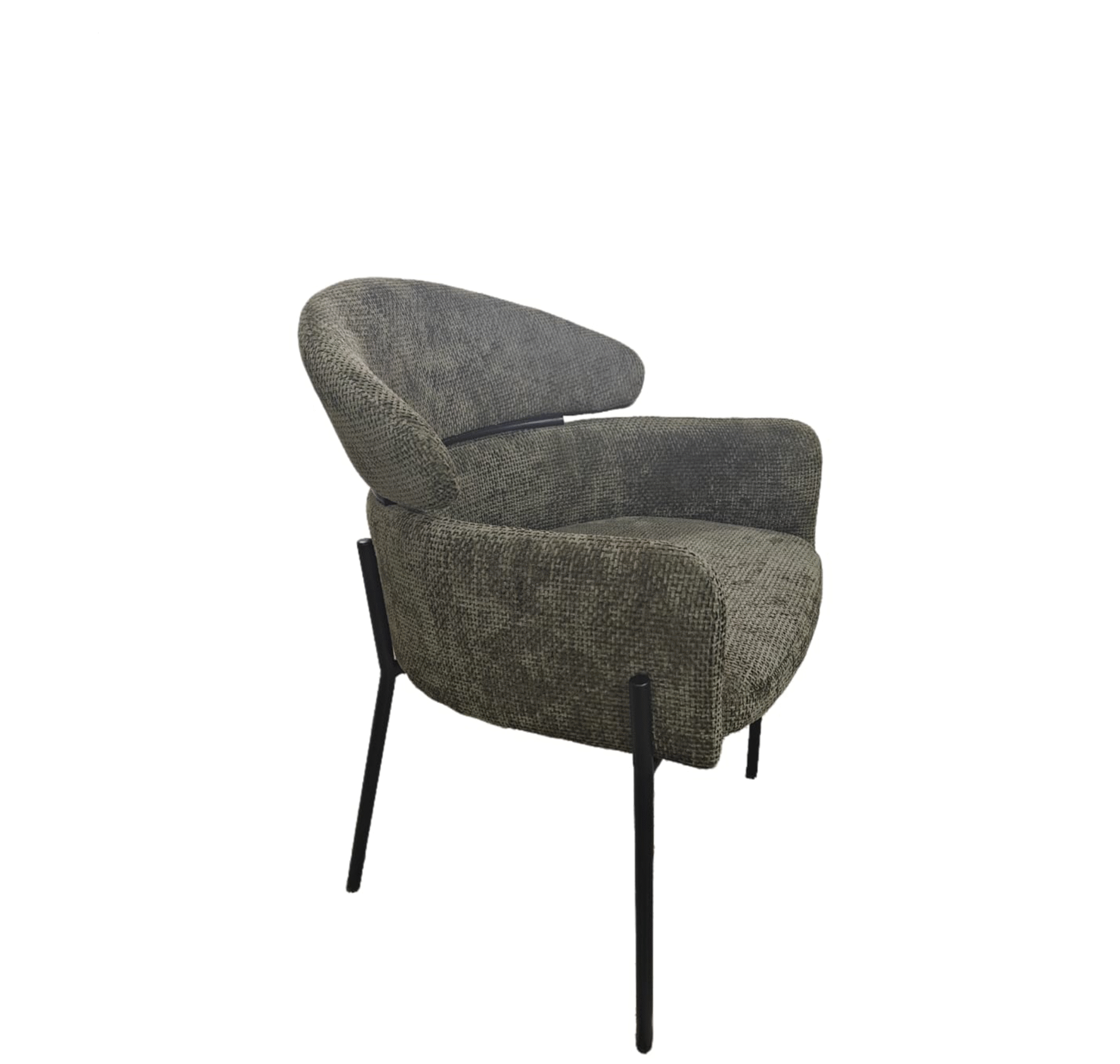 36 FAUTEUIL NEW BOUCLETTE VERT – Image 1