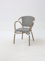 FAUTEUIL MADELAINE NOIR BLANC – Image 4