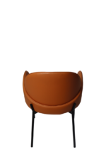 FAUTEUIL FLORA ORANGE – Image 2