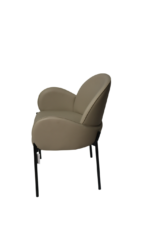 FAUTEUIL FLORA GRIS