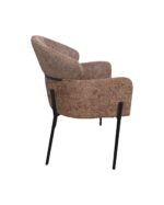 FAUTEUIL NEW BOUCLETTE TERRACOTTA – Image 2