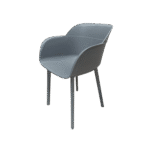 PACK 3 FAUTEUILS SHELL-P + TABLE – Image 2