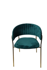 FAUTEUIL DIVA VERT FONCE – Image 2