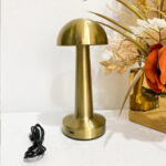 LAMPE CHAMPIGNION DOREE – Image 2