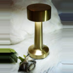 LAMPE RONDE DOREE – Image 2