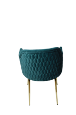 FAUTEUIL LIMONE BLEU PETROL – Image 2