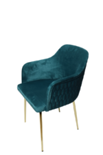 FAUTEUIL LIMONE BLEU PETROL