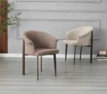 FAUTEUIL MODELE JESSICA BEIGE TAUPE – Image 2