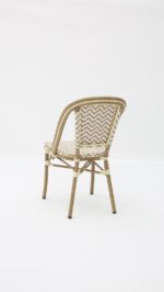 CHAISE MADELAINE BEIGE BLANC – Image 2
