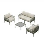 SALON MODELE KOMODO VERT OLIVE